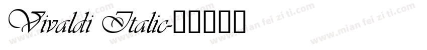 Vivaldi Italic字体转换